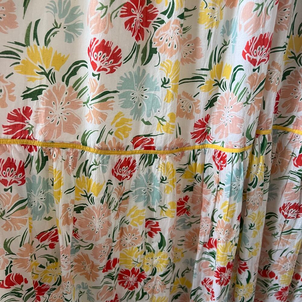 Anthropologie Ro’s Garden Florida Floral Maxi Dress Size L - Picture 10 of 14